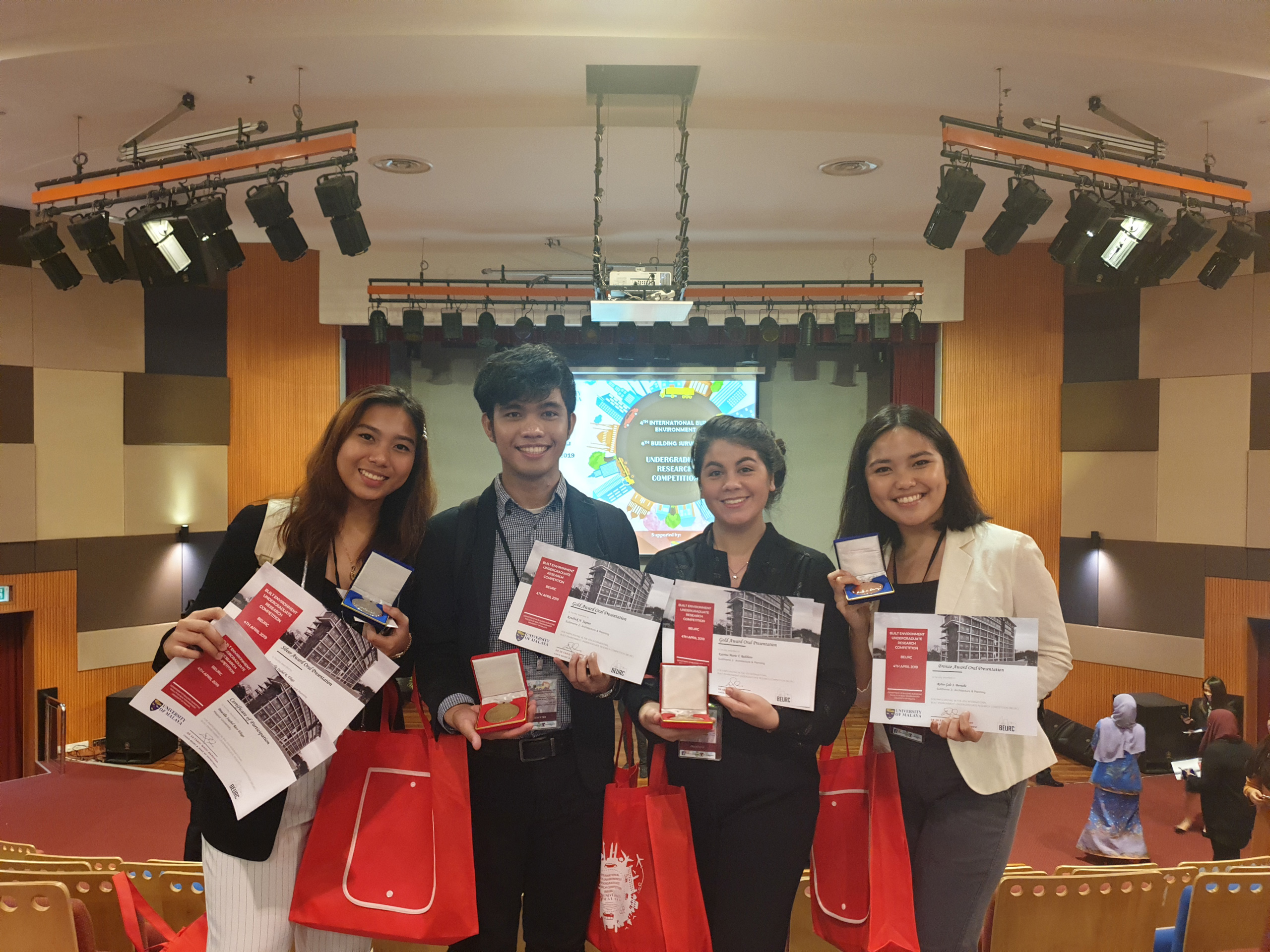 Mapúa Architecture students win in 4th International Built Environment